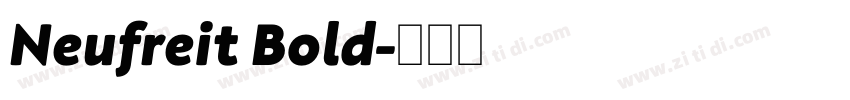Neufreit Bold字体转换 Neufreit Bold字体转换